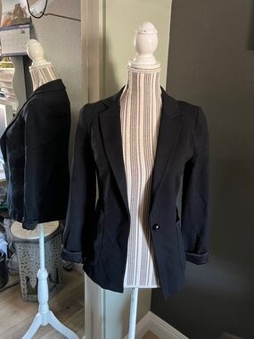 Anthropologie Black Single-Button Women's Blazer